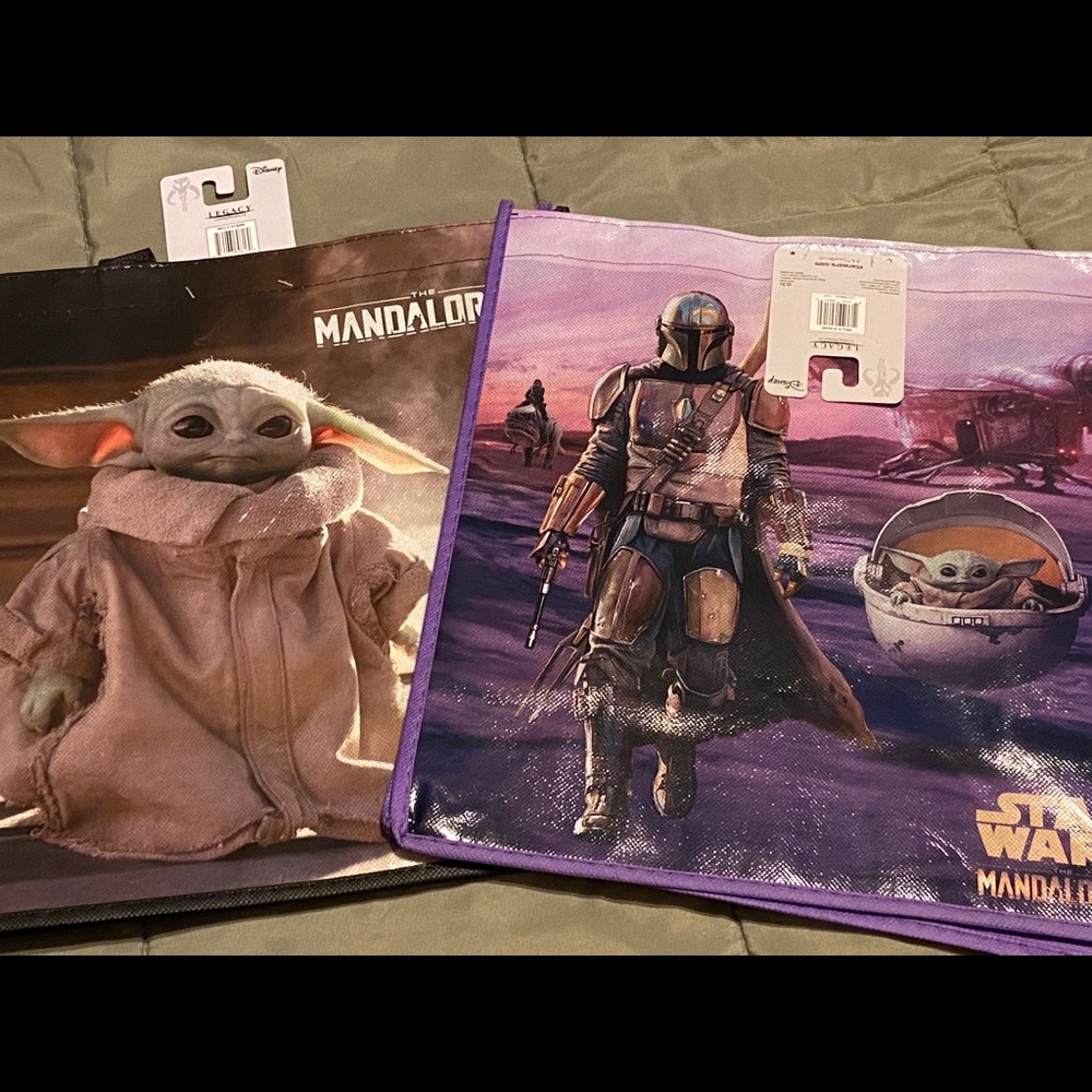 The Mandalorian tote bag